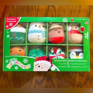 Squishmallow Holiday Ornament Set of 8 - 2023